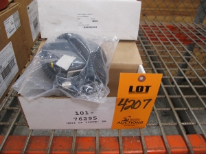 (5) INTERCOM, TRANSMTR/RECVR TYPE, TACTICAL INTERCOM BELT STATION UNITS (TIS) KIND, WITH COILED LINE CORD AND MULTI- PIN ROUND CONNECTOR TO ATTACH TO TIS UNITS.. LOADING & HANDLING FEE $15-4207